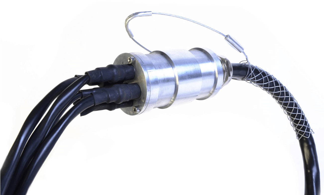 An image of hybrid cables on a white background.