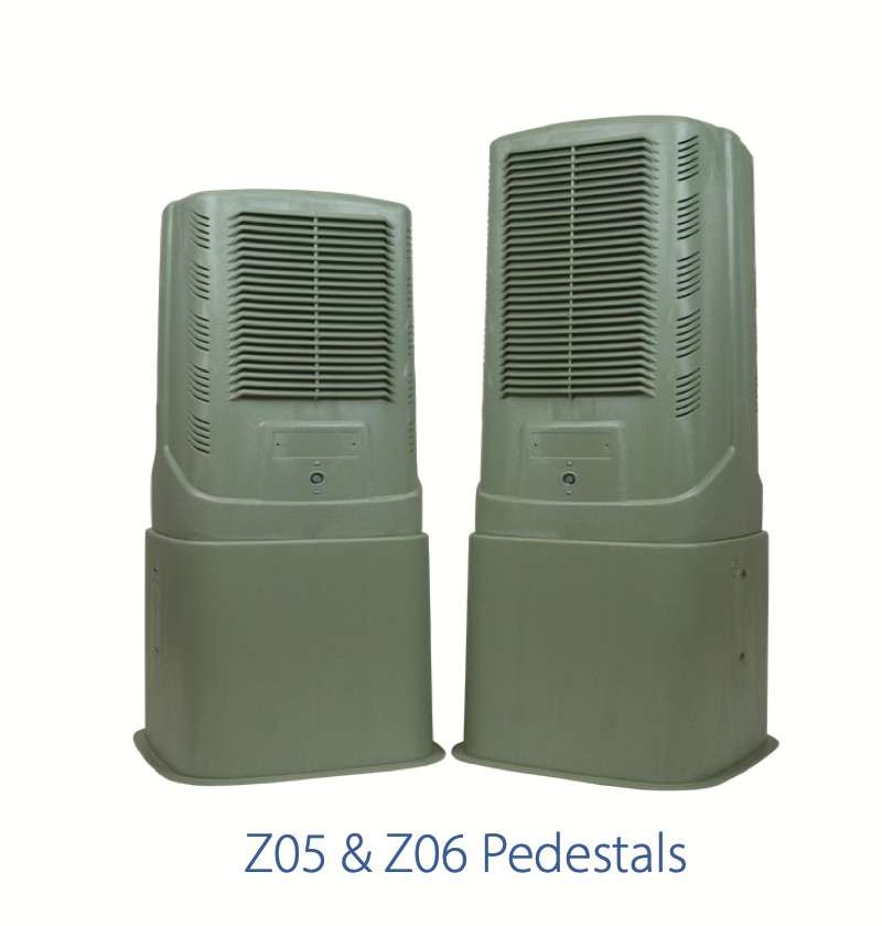 Vented Vertical Pedestals
